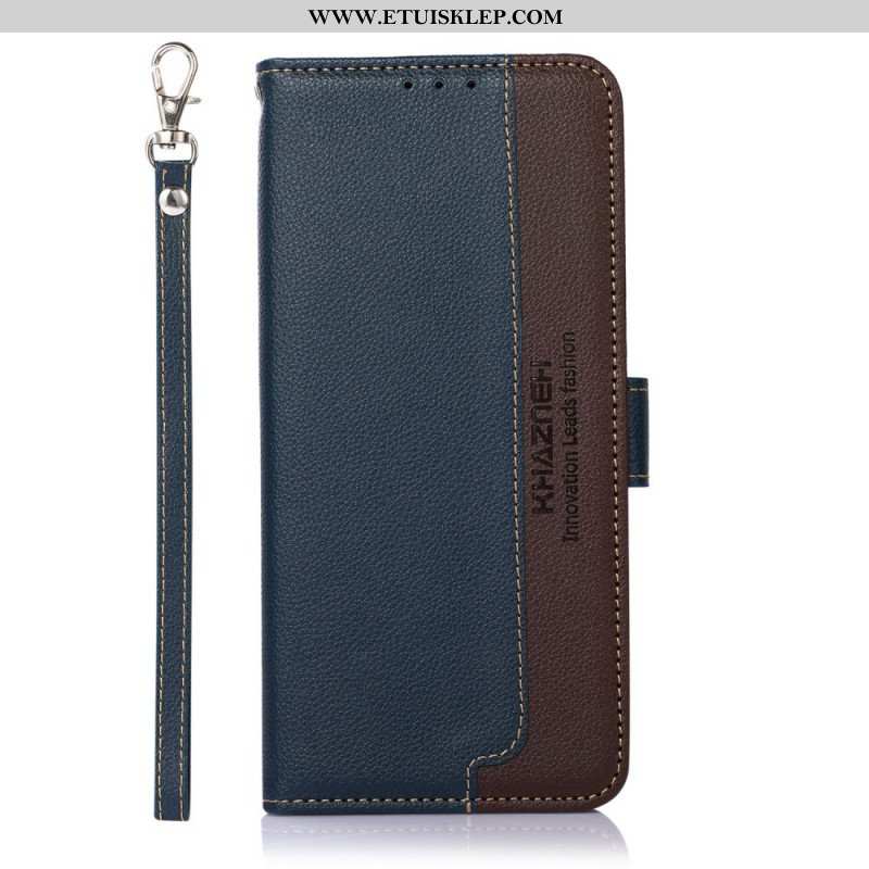 Etui Folio do Samsung Galaxy S22 Ultra 5G Rfid Khazneh W Stylu Liczi